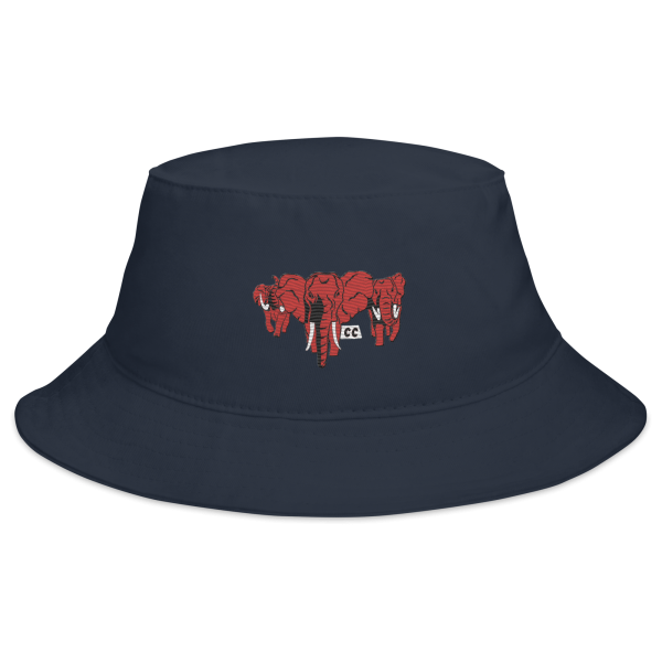 Red Elephant Herd - Bucket Hat - Image 2
