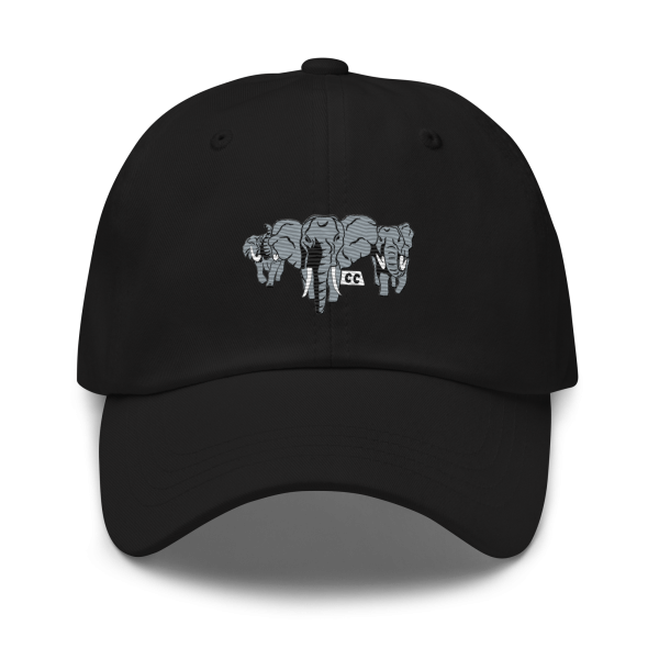 Grey Elephant Herd - Dad hat - Image 2