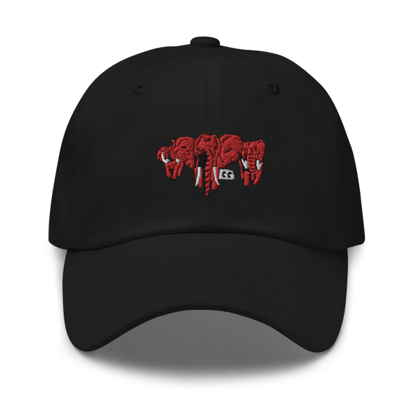 Red Elephant Herd - Dad hat - Image 2