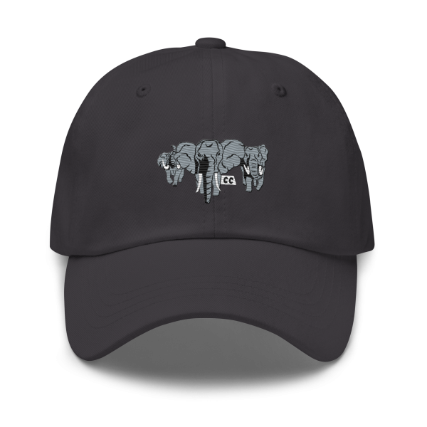 Grey Elephant Herd - Dad hat - Image 5