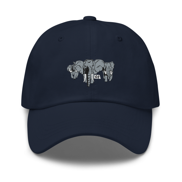 Grey Elephant Herd - Dad hat - Image 7