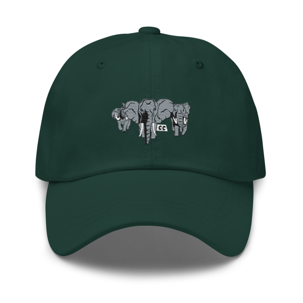 Grey Elephant Herd - Dad hat - Image 9